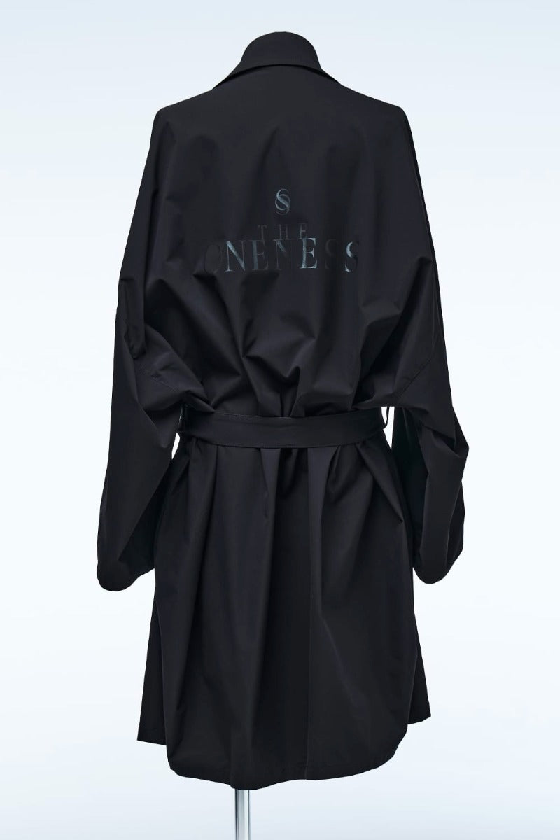 HAORI-TrenchCollar Black