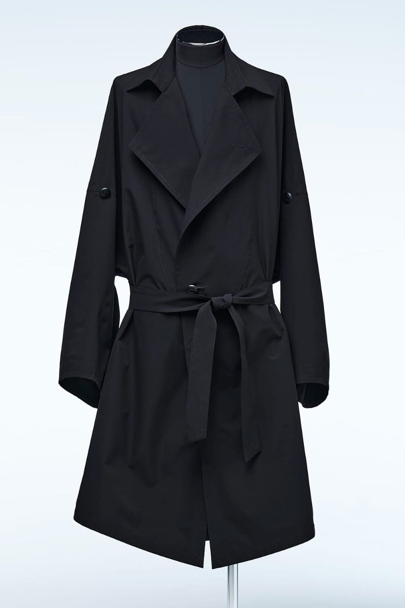 HAORI-TrenchCollar Black