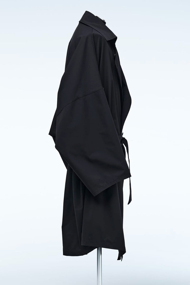 HAORI-TrenchCollar Black