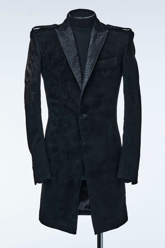 Fish Lapel Peacked Jacket SWR