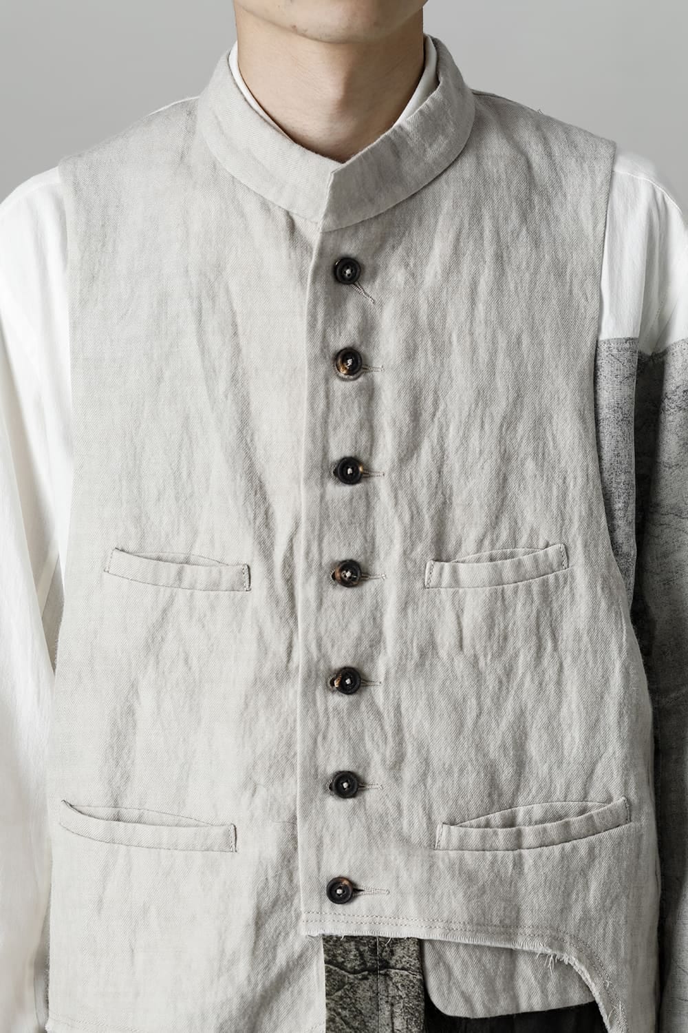 "Double Layer" Single Breasted Waistcoat