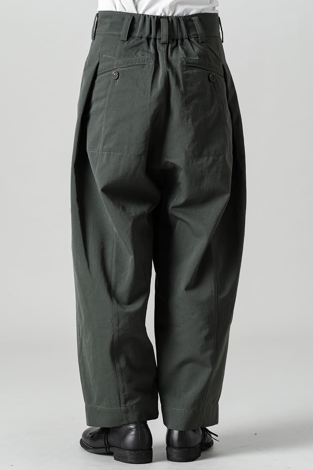 Pleated Drop Crotch Trousers