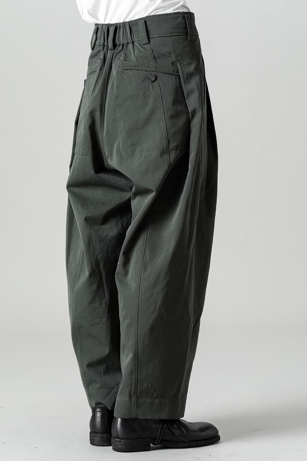 Pleated Drop Crotch Trousers