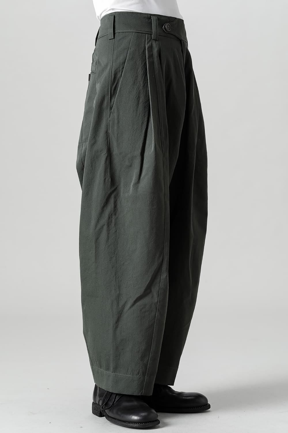 Pleated Drop Crotch Trousers