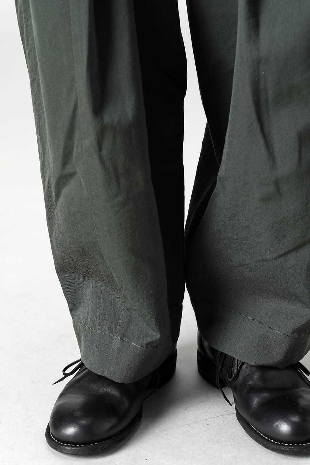 Pleated Drop Crotch Trousers