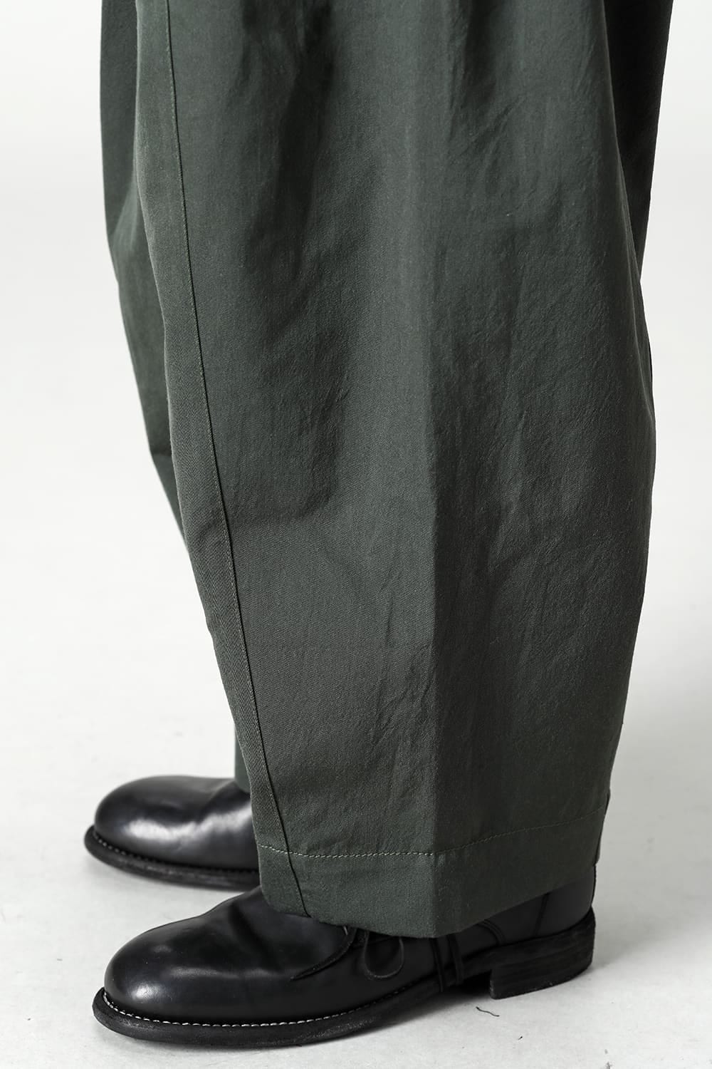 Pleated Drop Crotch Trousers