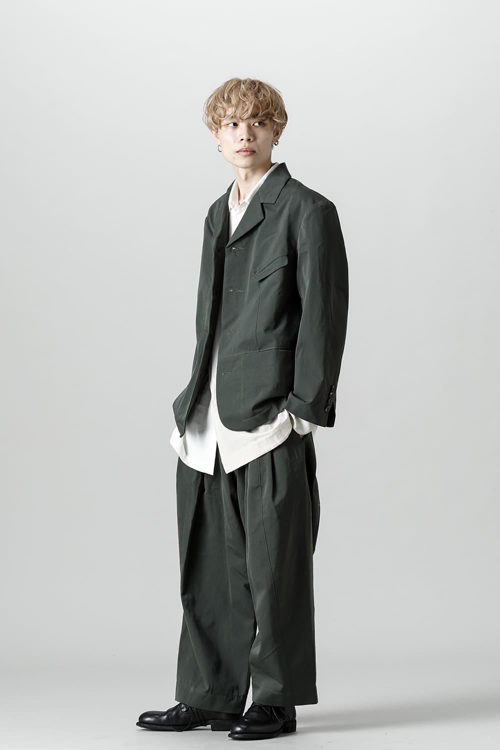 Pleated Drop Crotch Trousers