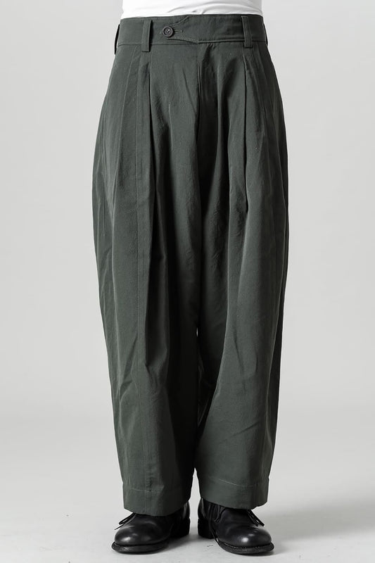 Pleated Drop Crotch Trousers
