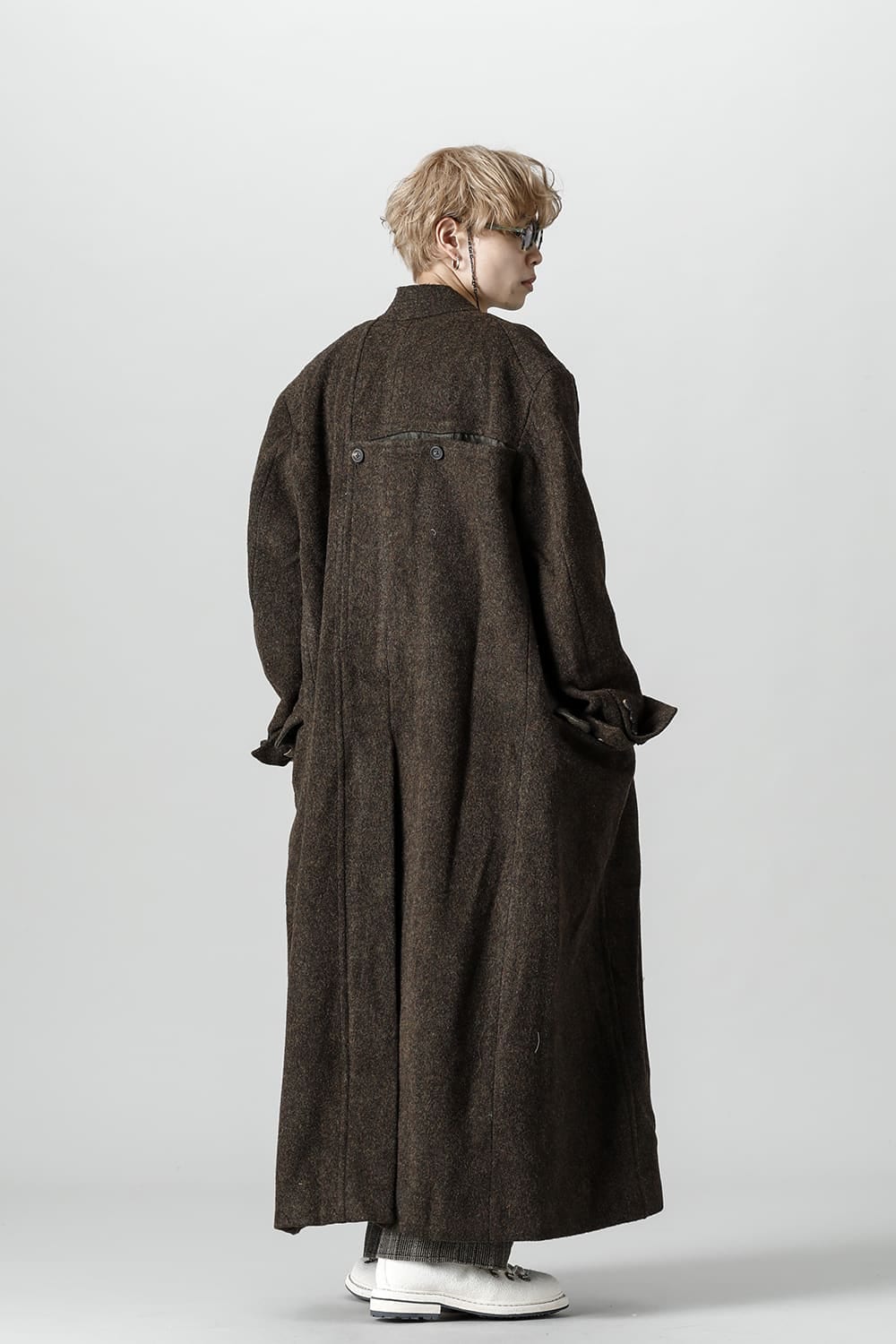 Hidden Scene Peaked Lapel Doubule Breasted Coat