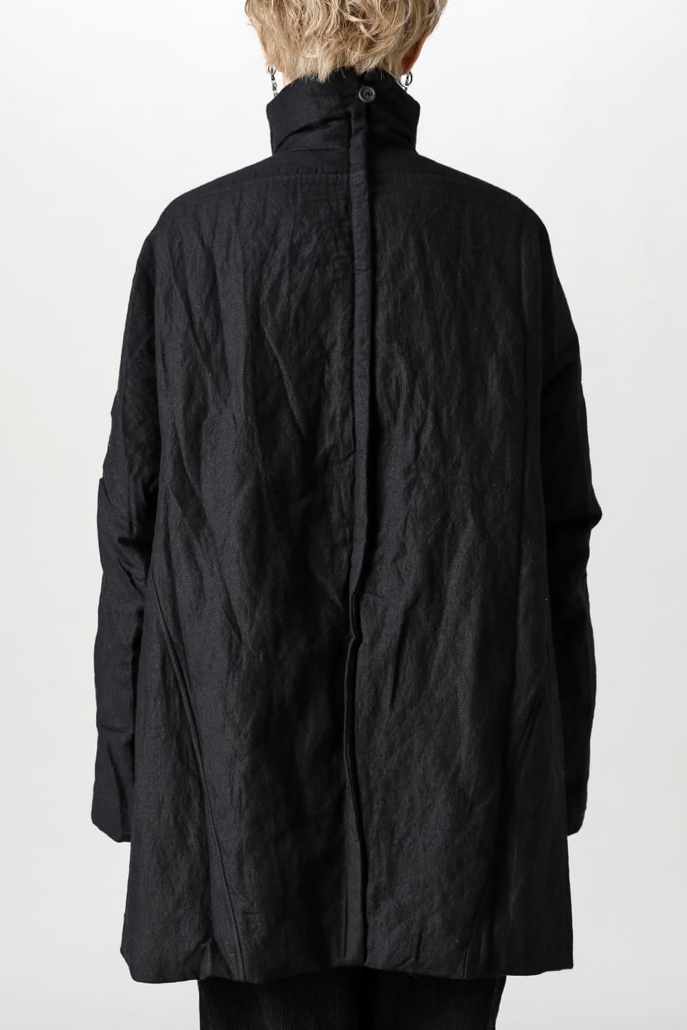 Asymmetric Front Short Duvet Jacket