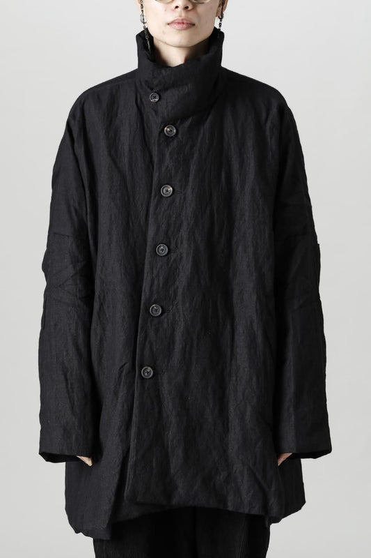 Asymmetric Front Short Duvet Jacket