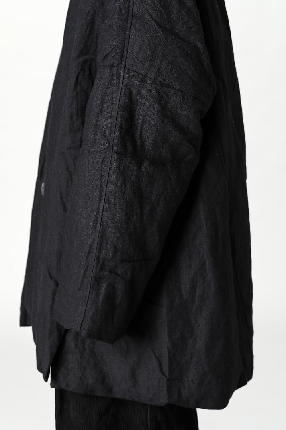 Asymmetric Front Short Duvet Jacket