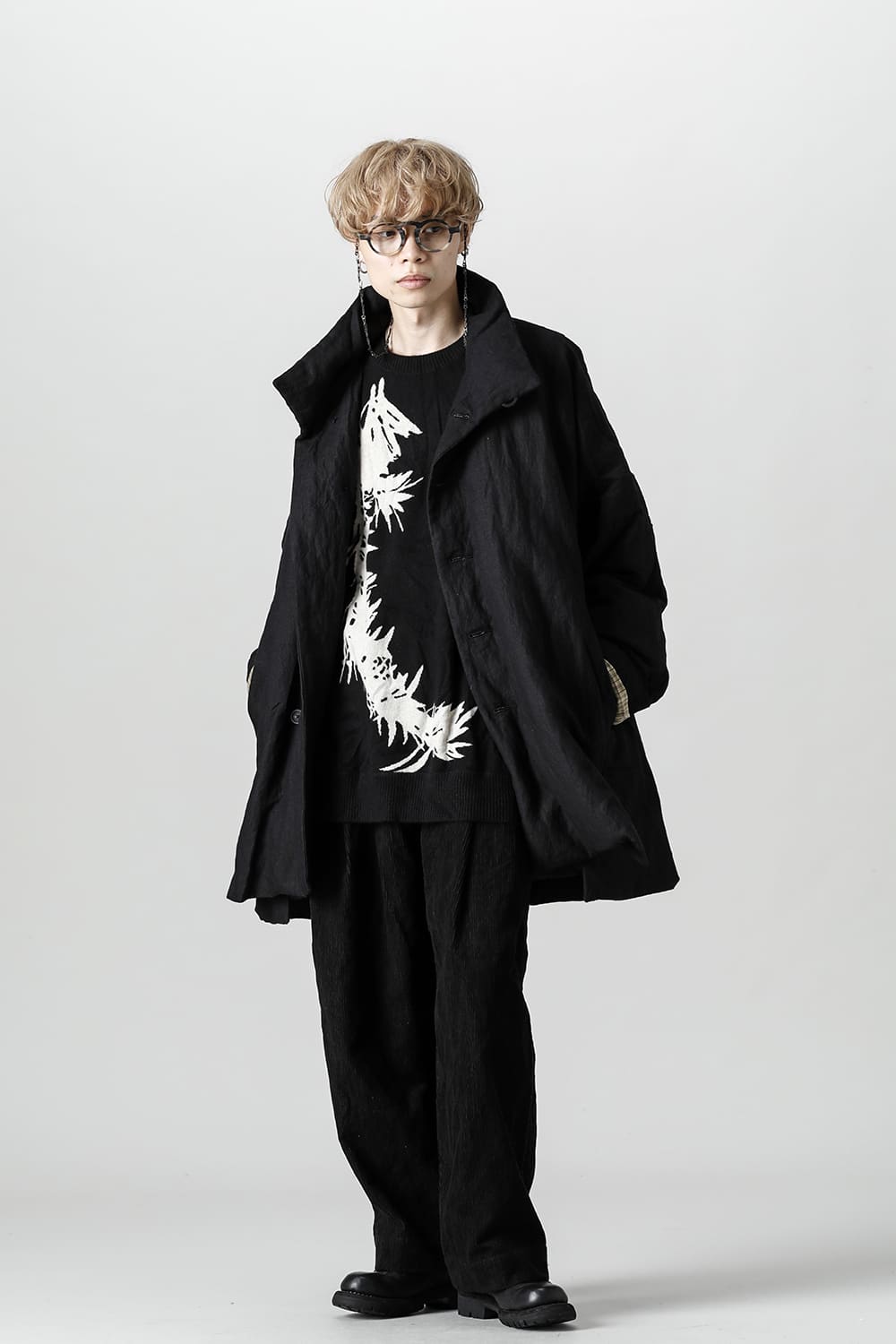 Asymmetric Front Short Duvet Jacket