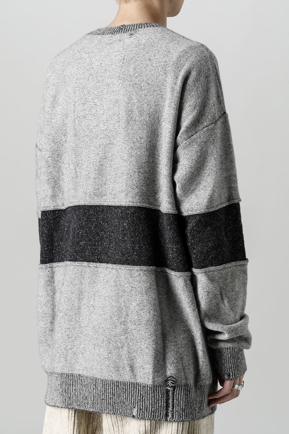 Crewneck Crushed Cashmere Sweater