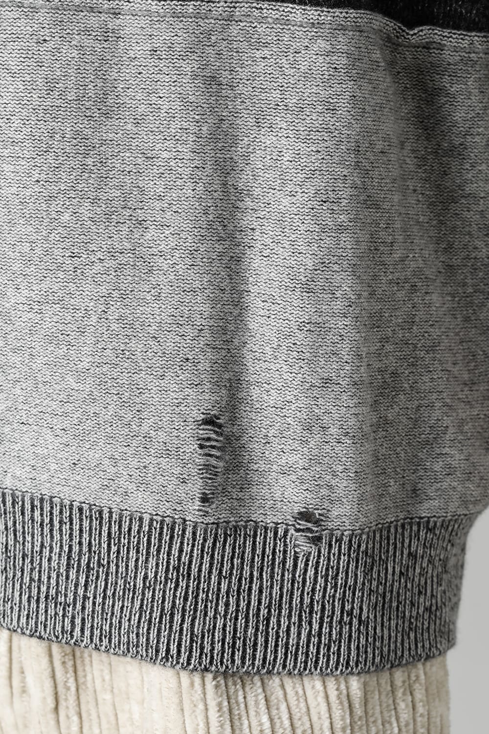 Crewneck Crushed Cashmere Sweater