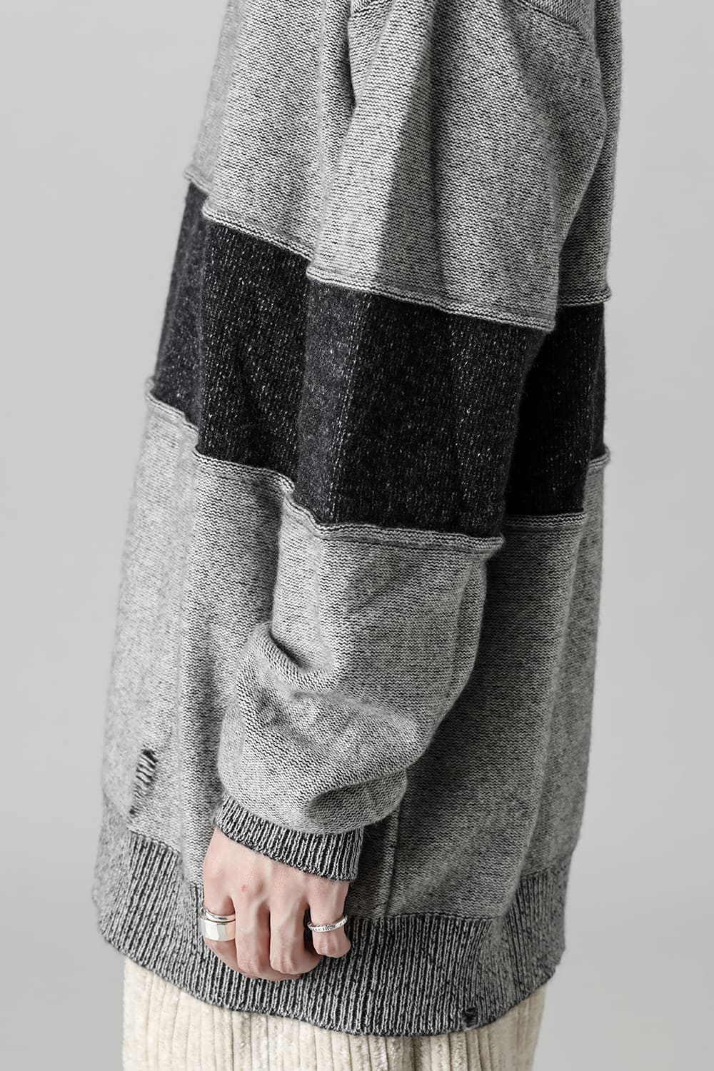 Crewneck Crushed Cashmere Sweater