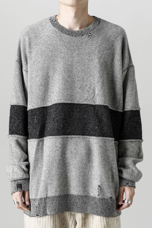 Crewneck Crushed Cashmere Sweater