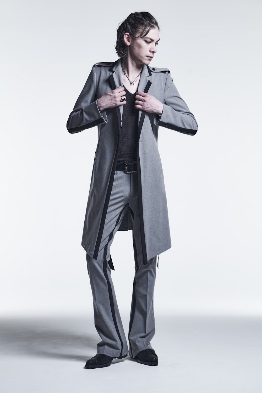 Inside Tape Slacks Grey