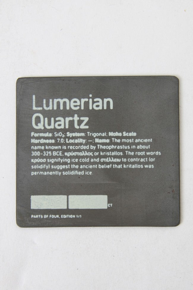 Parts of Four  16AW TALISMAN BASE (LEMURIAN)