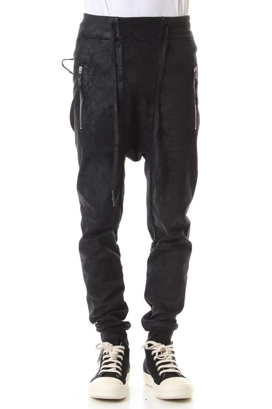 Waxed Coating Jogger Pants