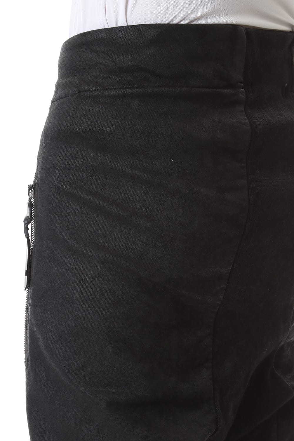 Waxed Coating Jogger Pants