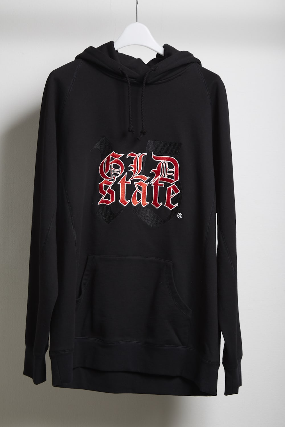 Middle fleece hoodie (GLD state) Black