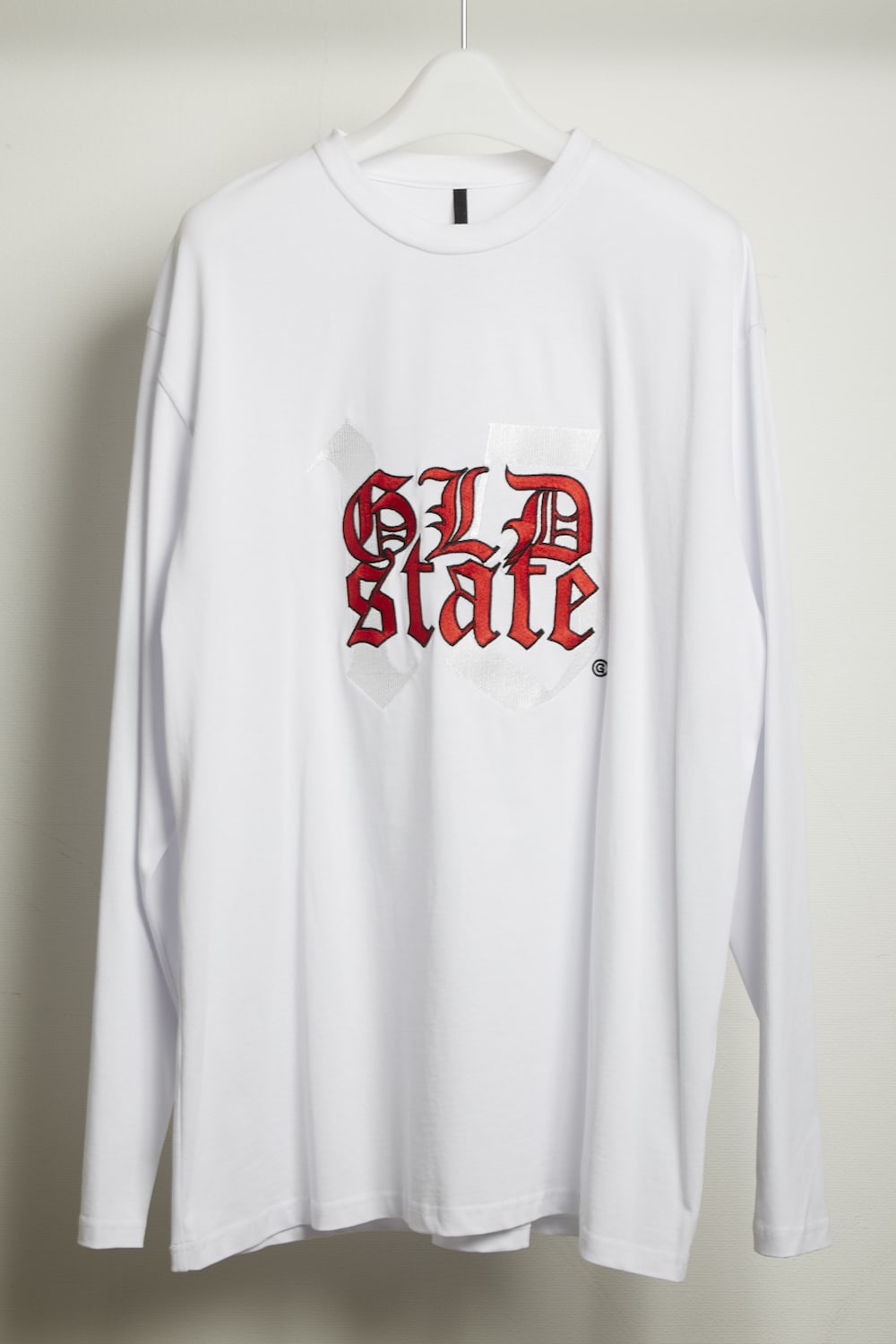 Long sleeve T-shirt (GLD state) White