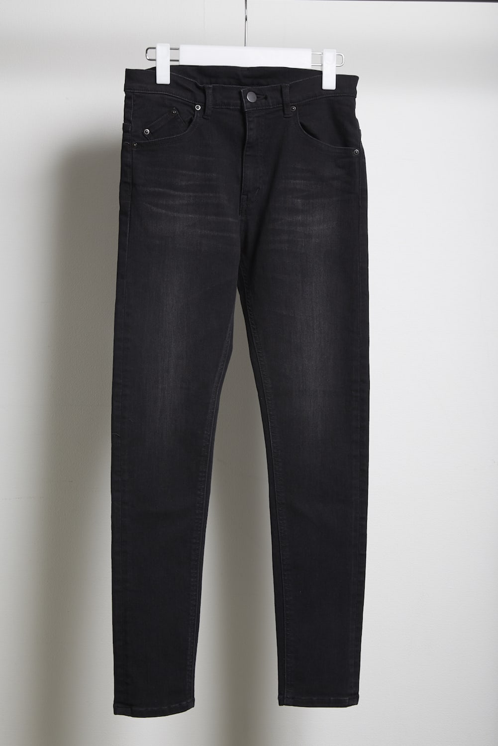 EX fit denim real black leggings pants