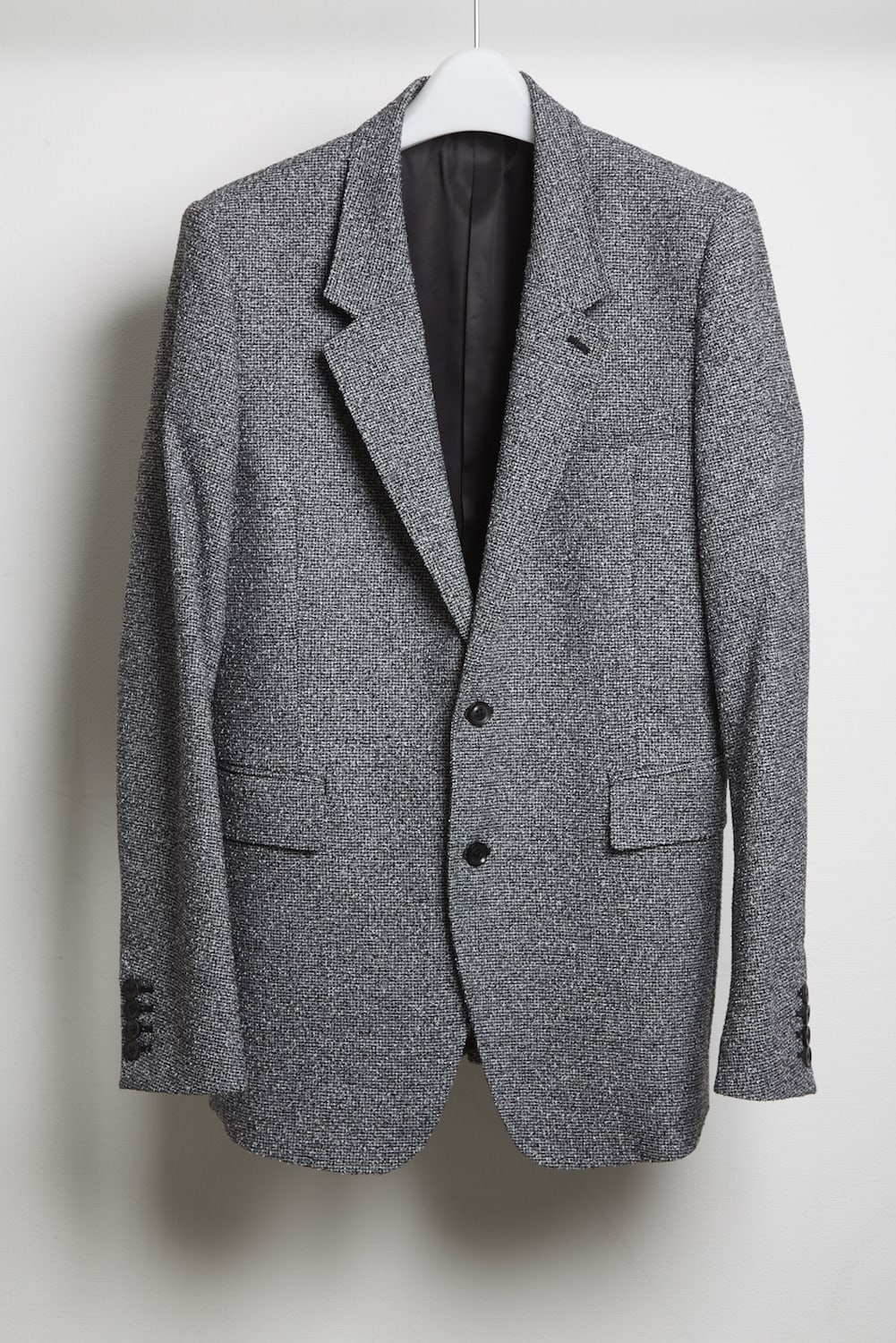 Loop yarn melange tweed 2B jacket