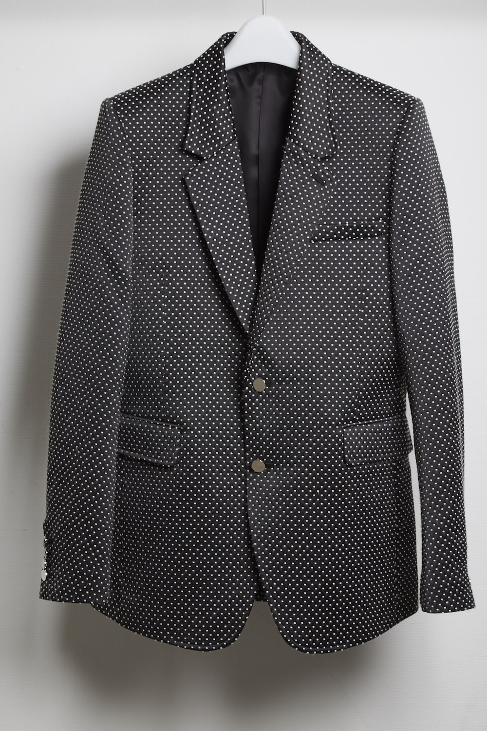 Dot jacquard 2B jacket