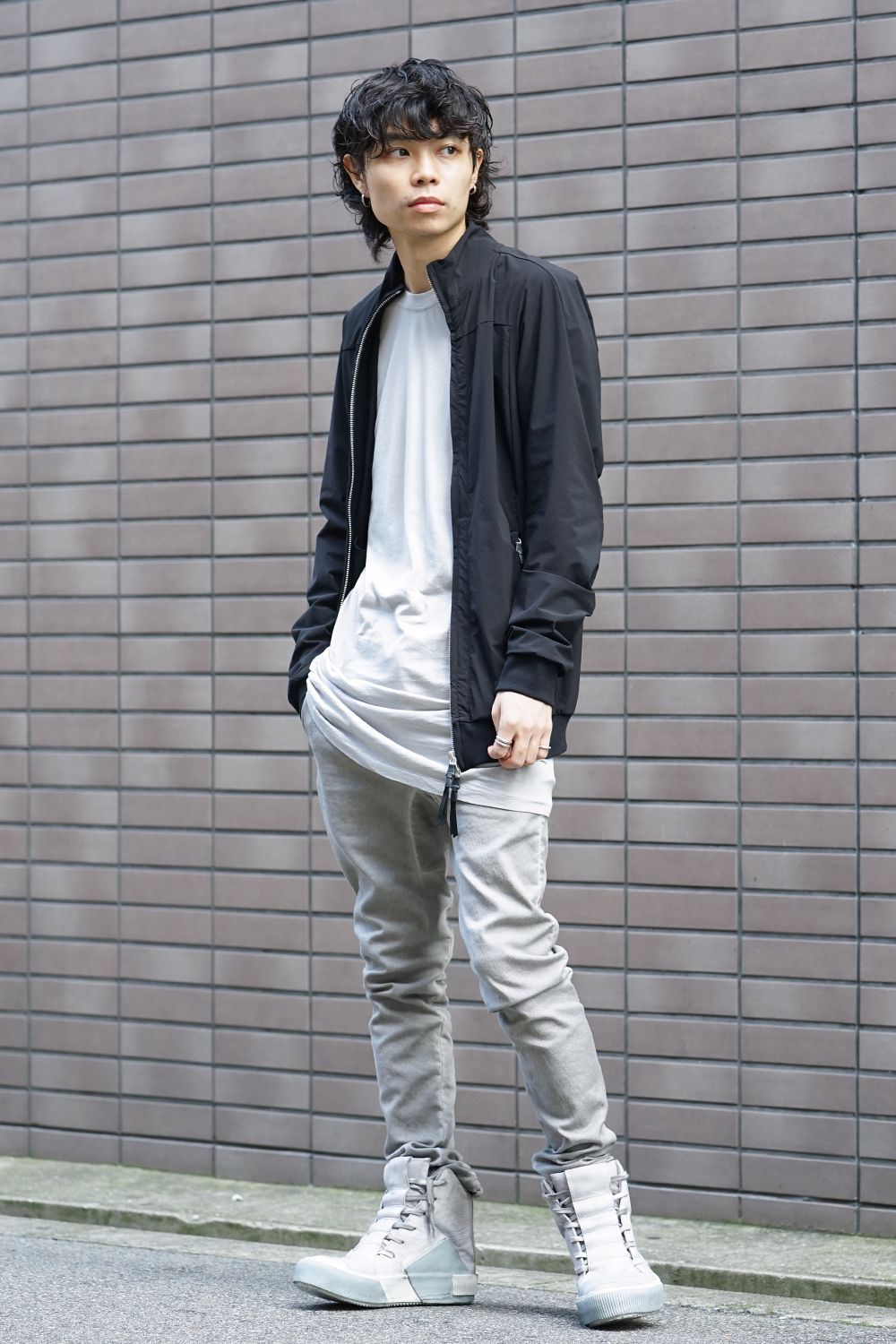 Cold dye Slim Chino Pants