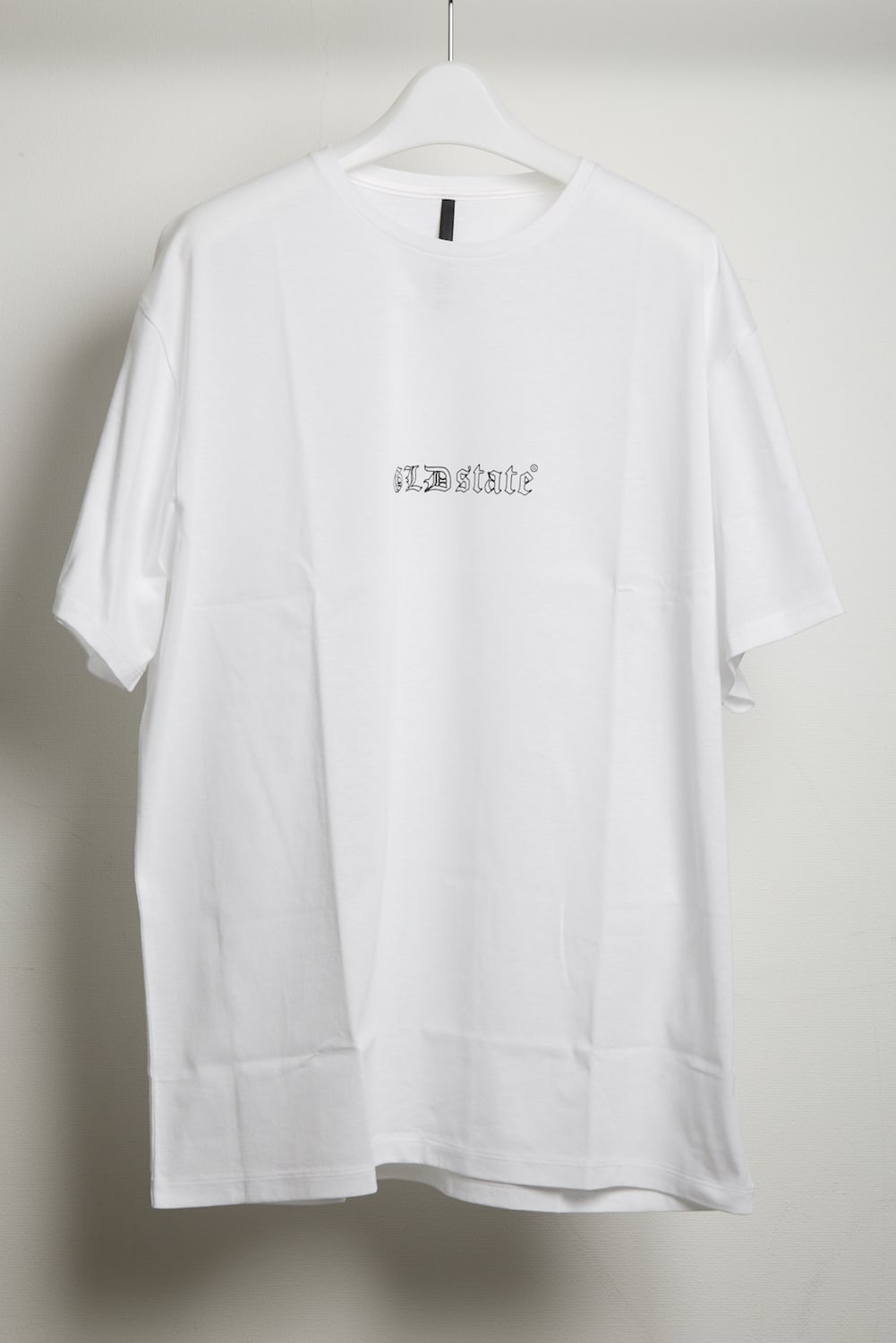 GLD state out line print T-shirt (big) White