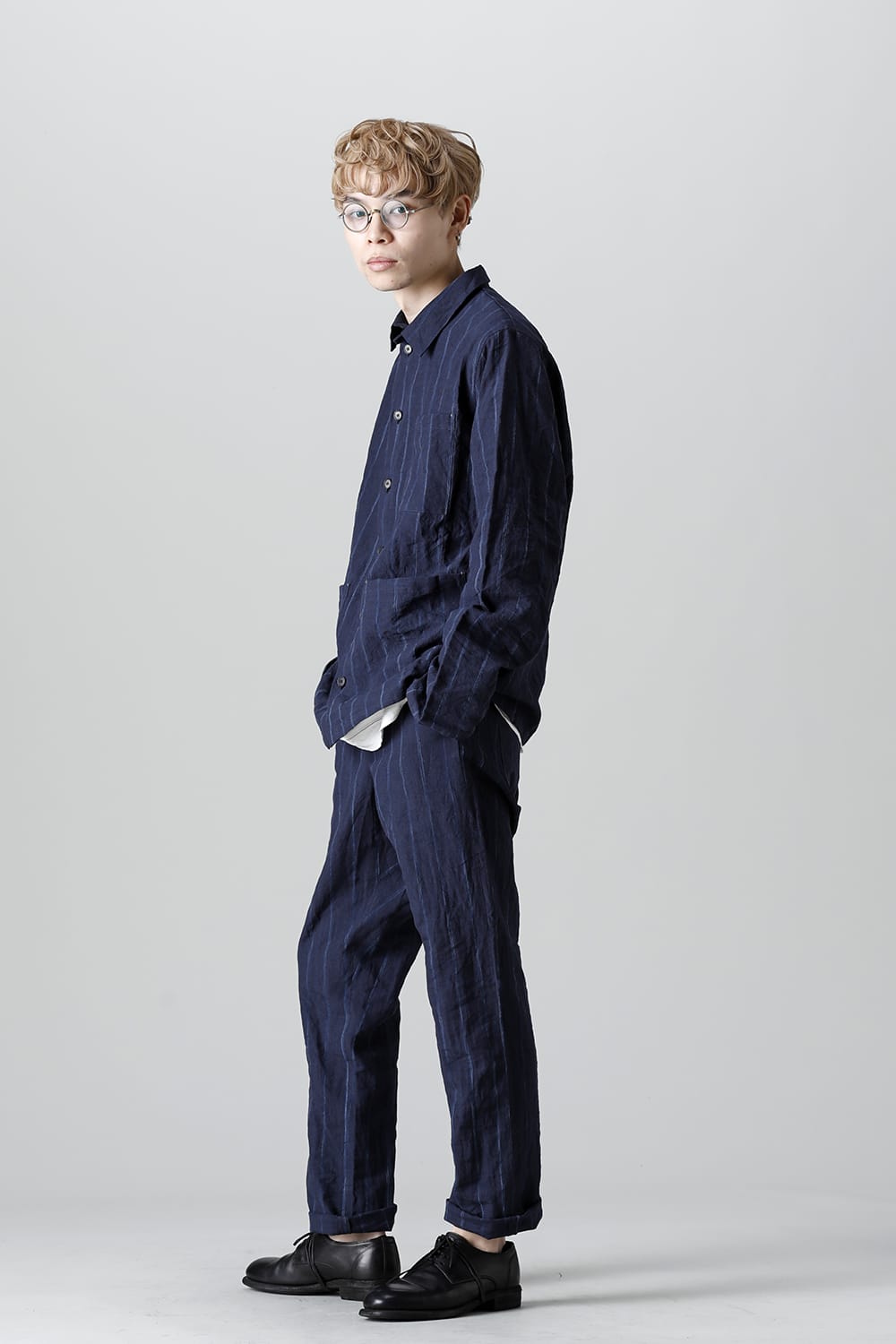 Jogging Pants Navy Stripe