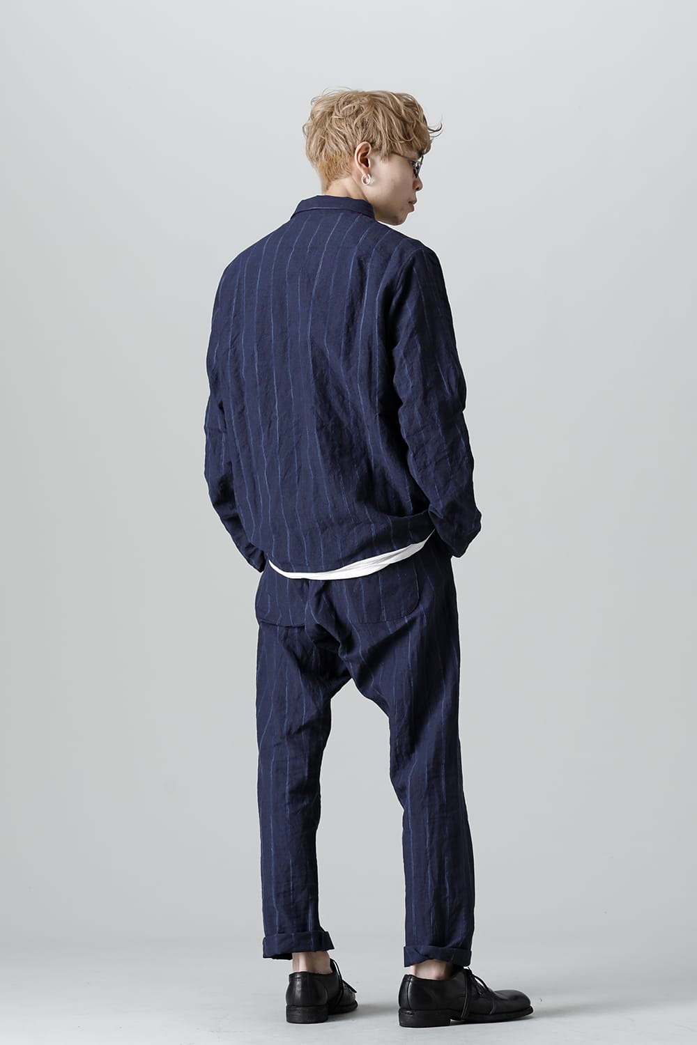 Jogging Pants Navy Stripe
