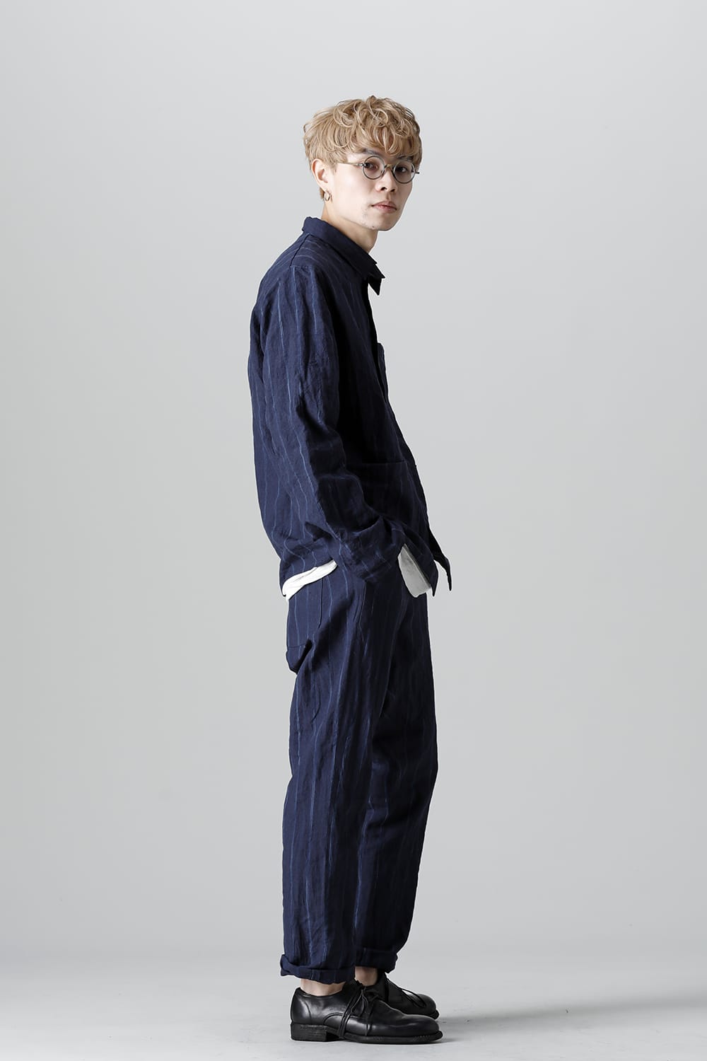 Jogging Pants Navy Stripe