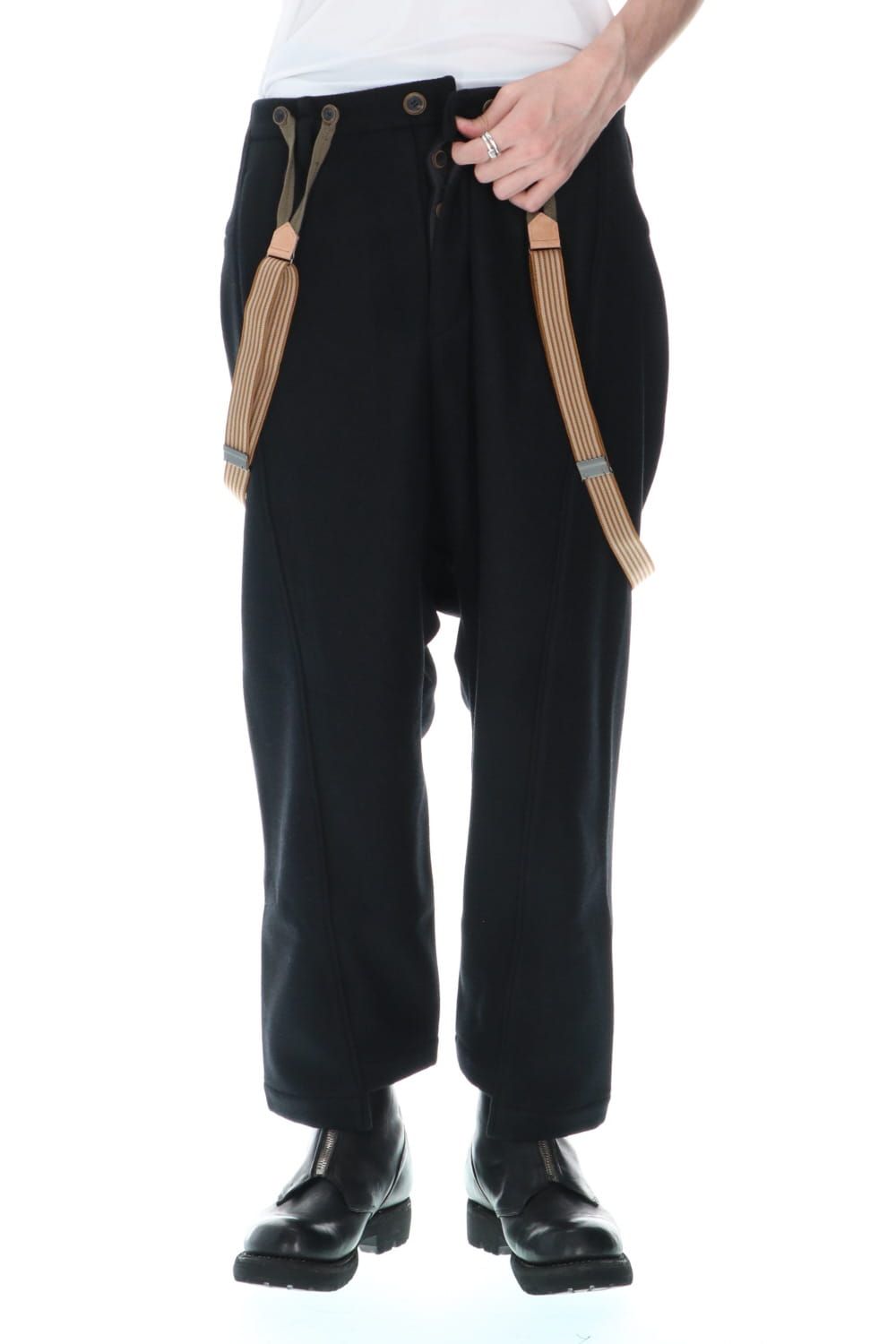 Wool Nylon Melton Pants