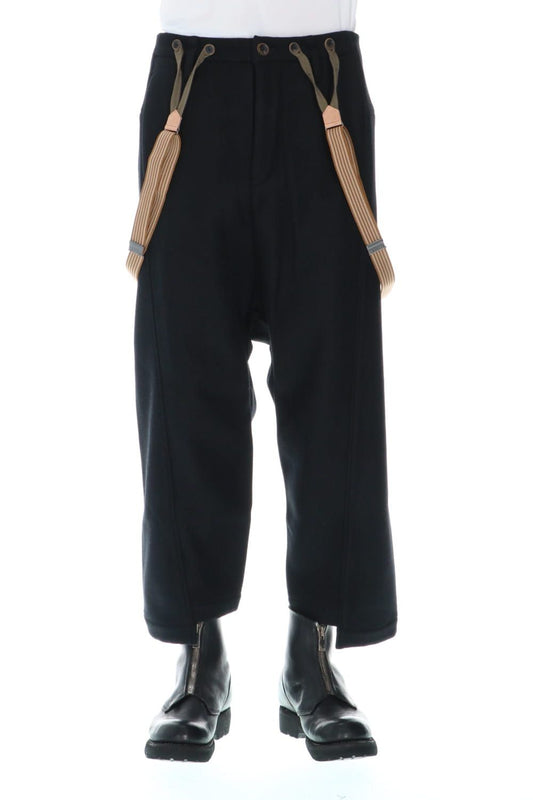 Wool Nylon Melton Pants