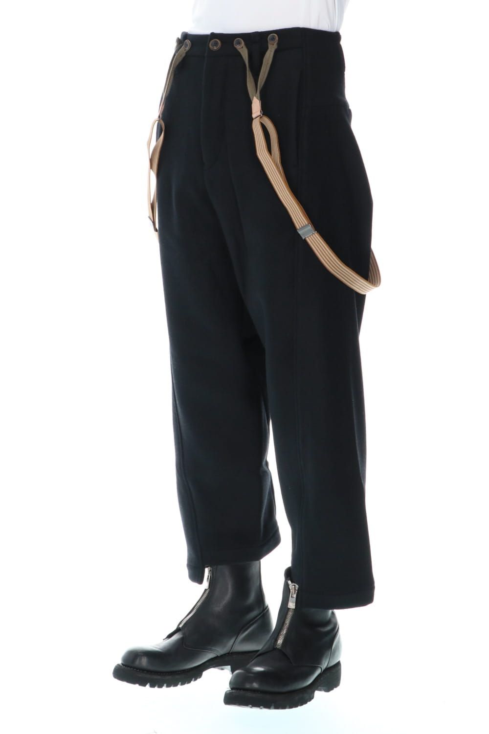 Wool Nylon Melton Pants