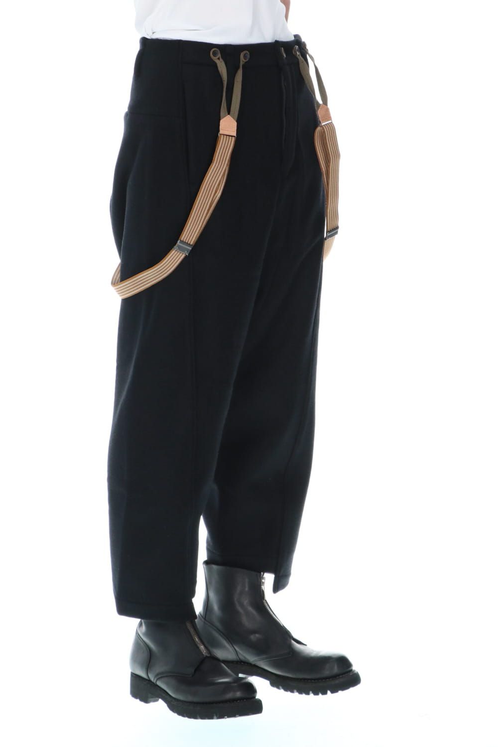 Wool Nylon Melton Pants