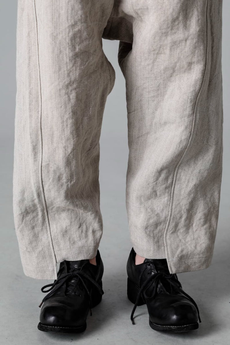 Heavy Canvas Linen Cropped Pants