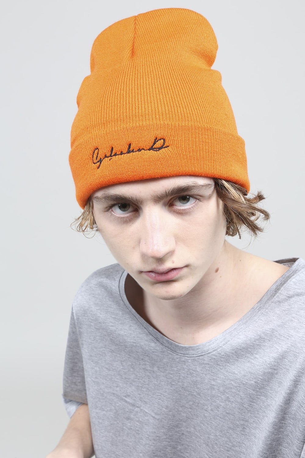 Knit Cap Orange