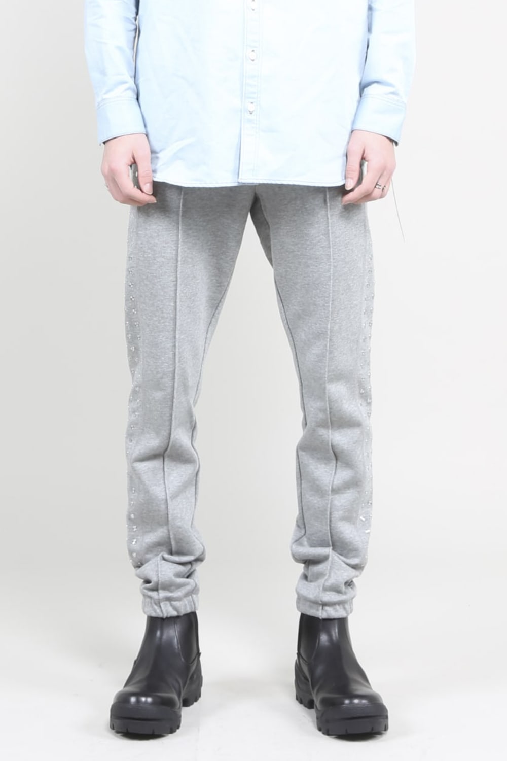 Studs Track Pants HEATHER GRAY