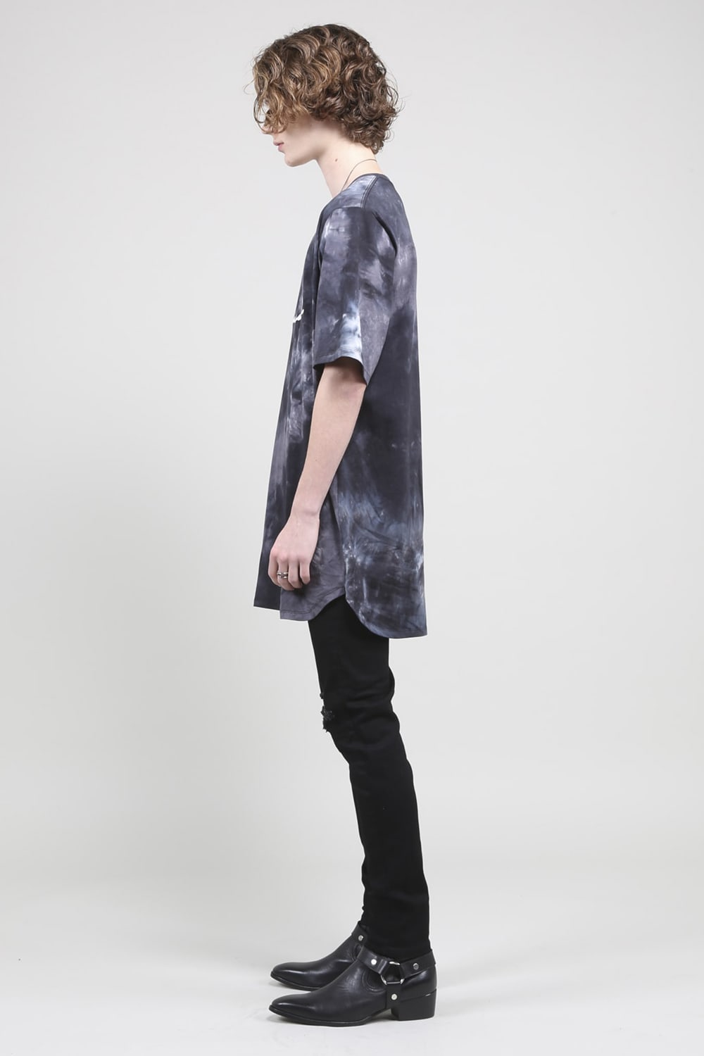 Tie Dye T Shirt BLACK MIX