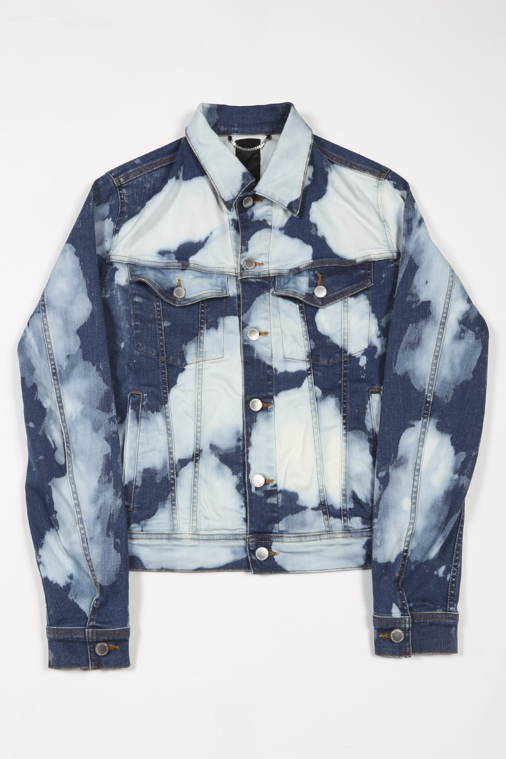 Bleach Denim Jacket BLUE×OFF WHITE