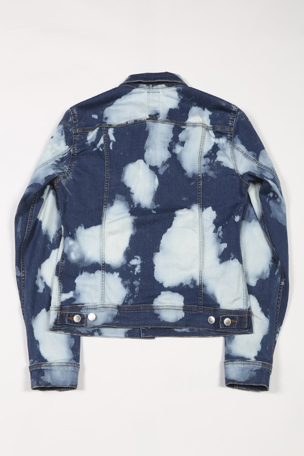 Bleach Denim Jacket BLUE×OFF WHITE