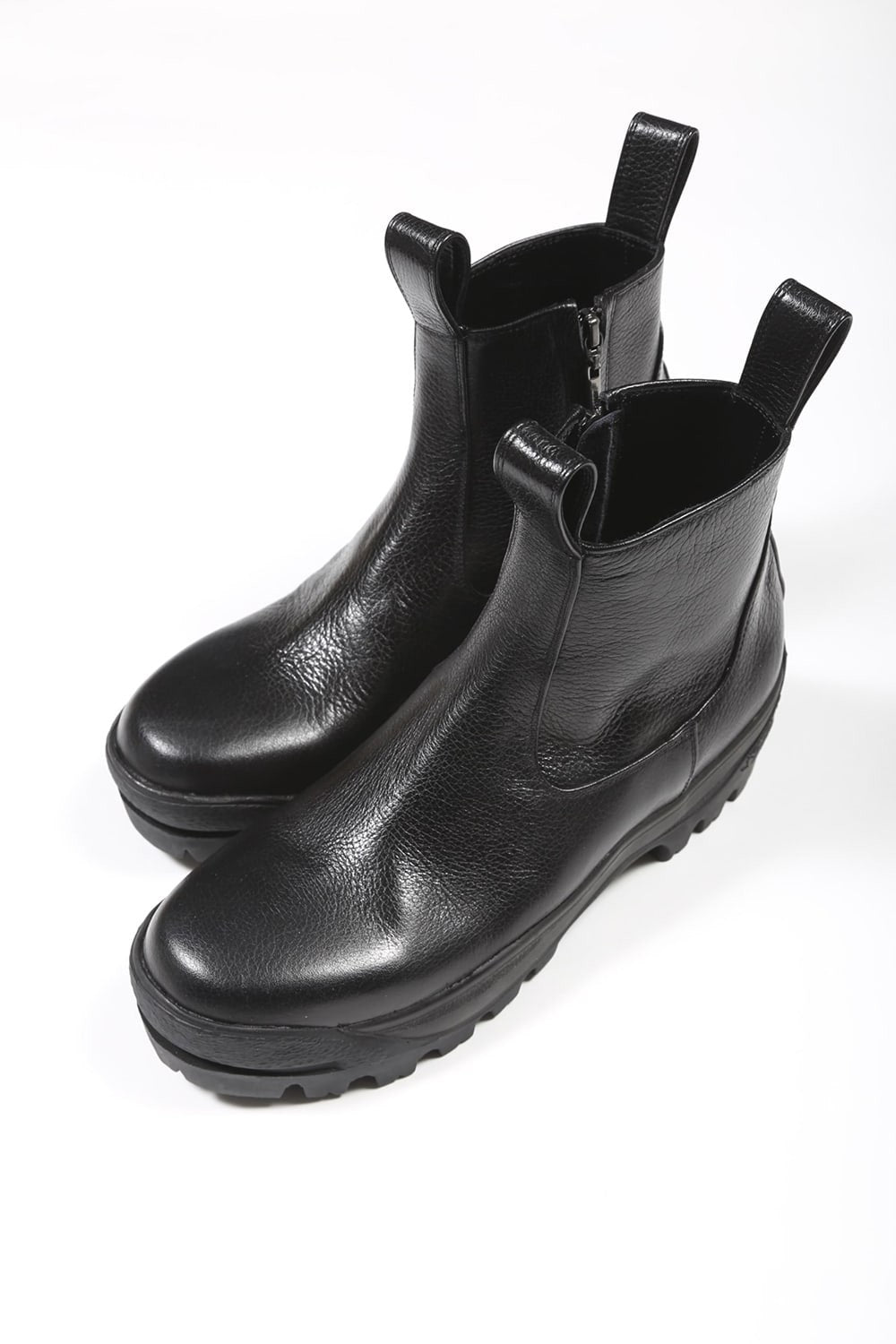 Shrink lether Tank Boots