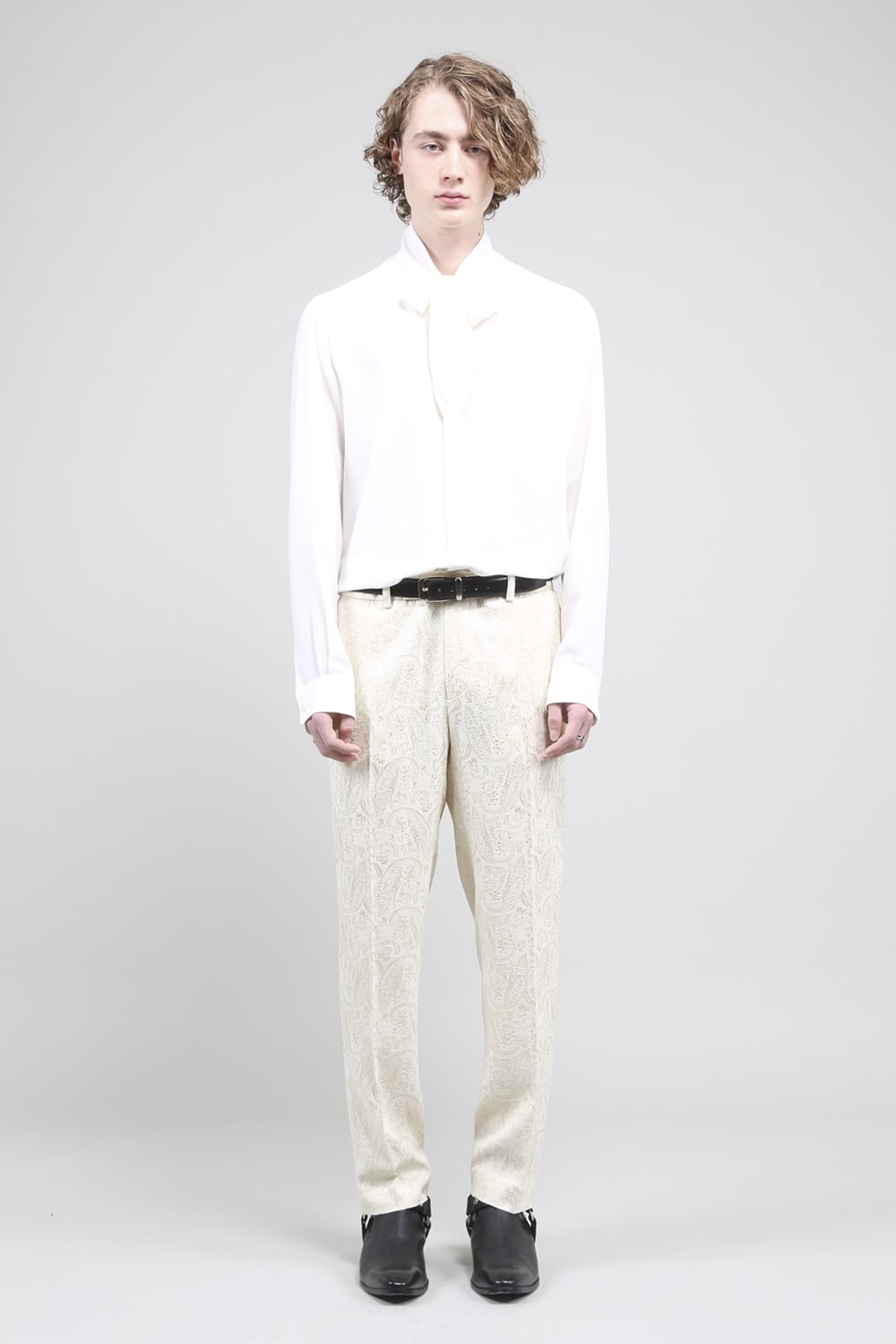 Ribbon Shirt Off White