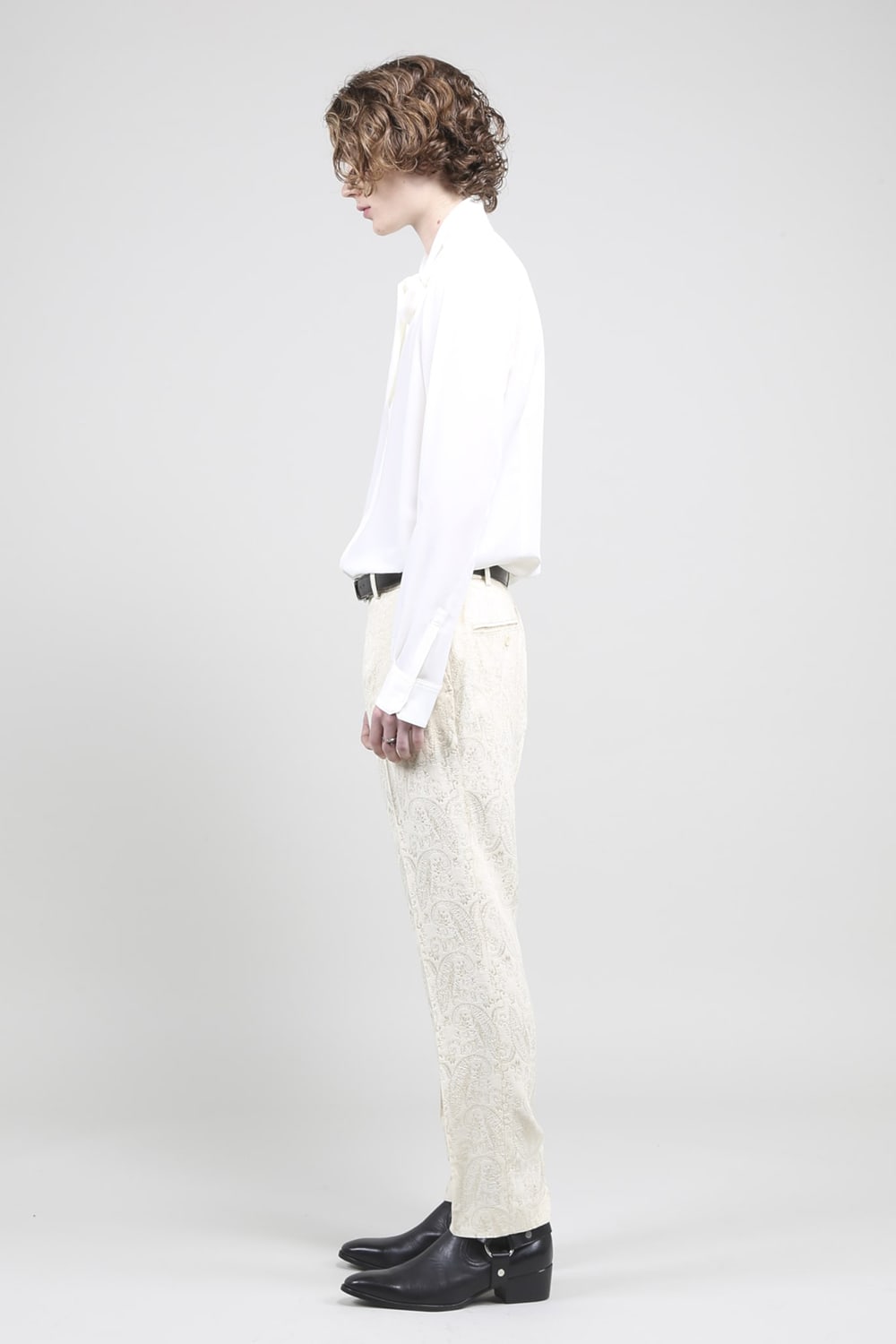 Ribbon Shirt Off White