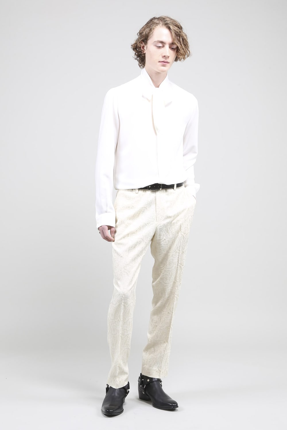 Ribbon Shirt Off White