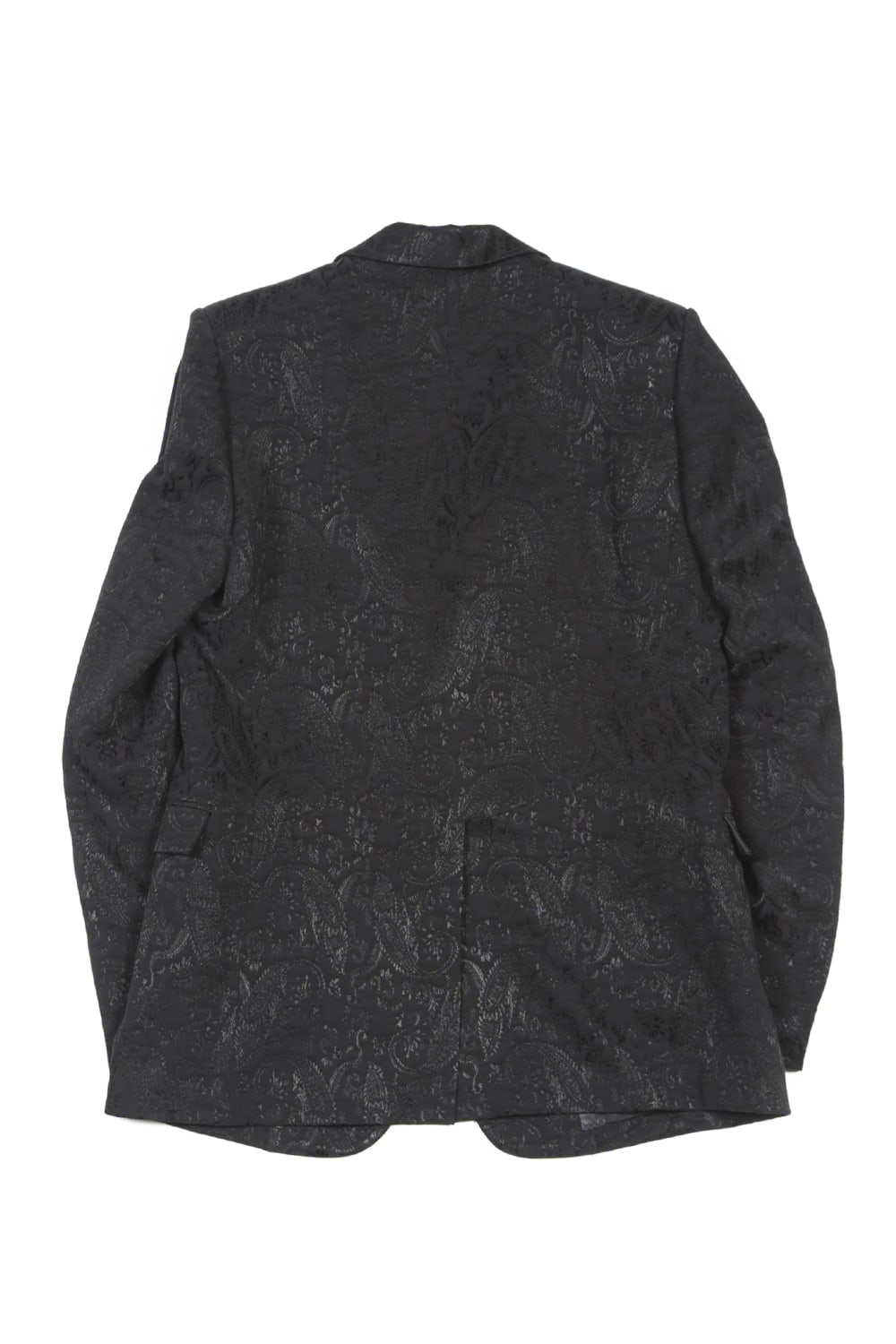 ペイズリージャガード1Bテーラードジャケット ブラック